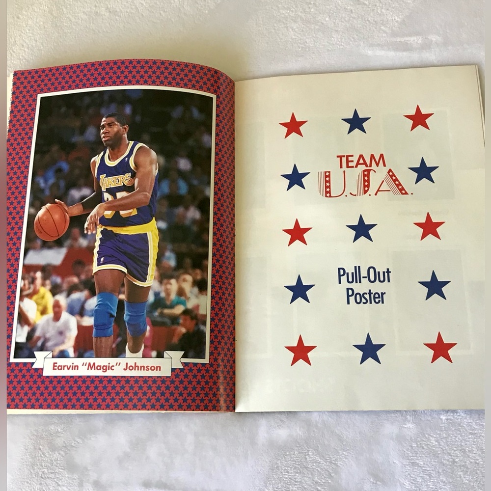 TEAM U.S.A. Scholastic Paperback- May 1992 - The Dream Team - Olympic Basketball